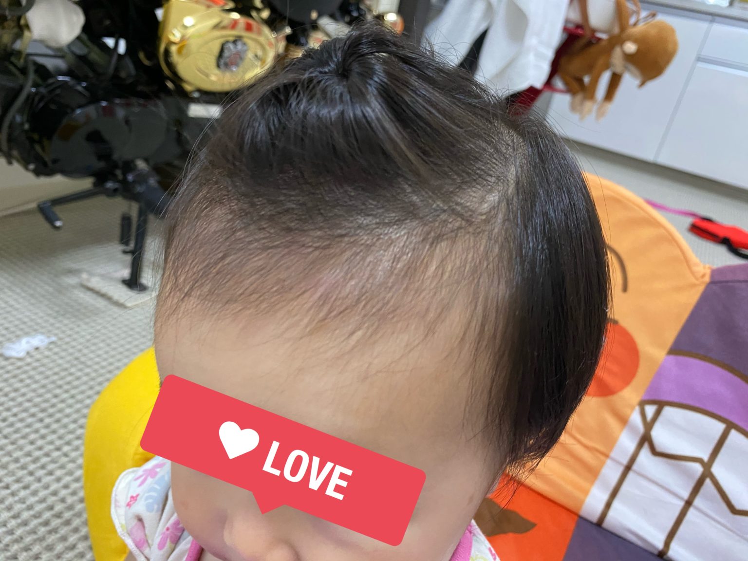 【ヘアピンなし】30秒で赤ちゃんの前髪を簡単ヘアアレンジする方法 PARK+